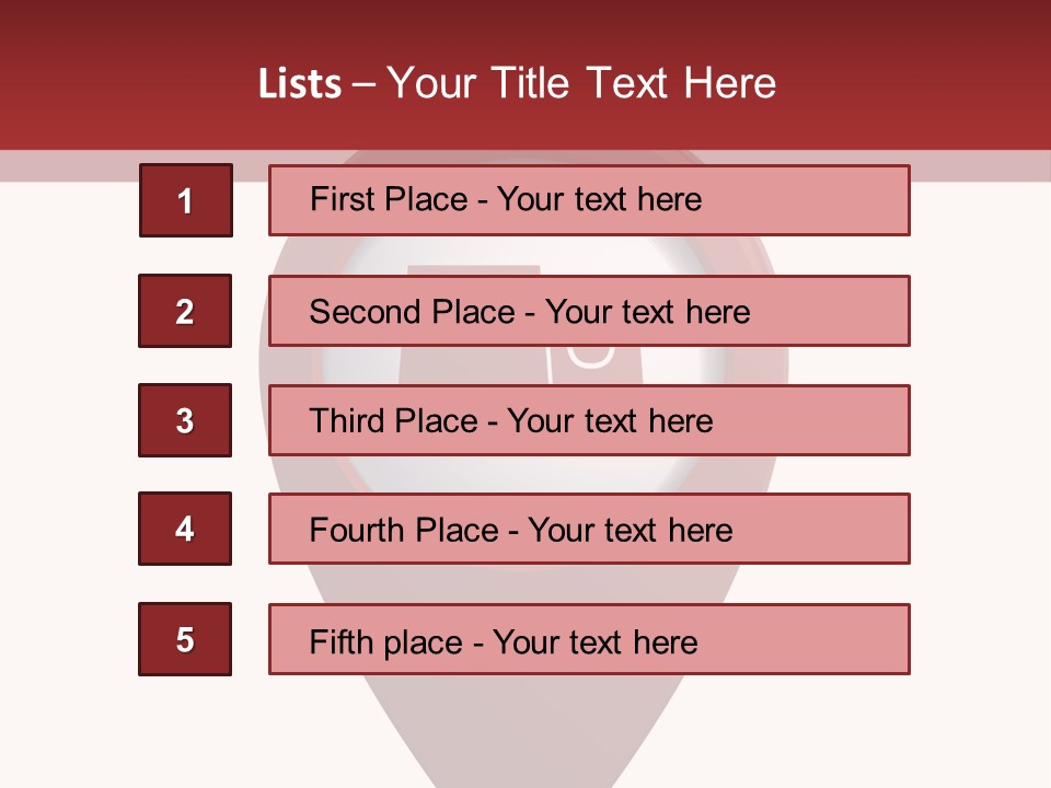 Arm Posture Isolated PowerPoint Template