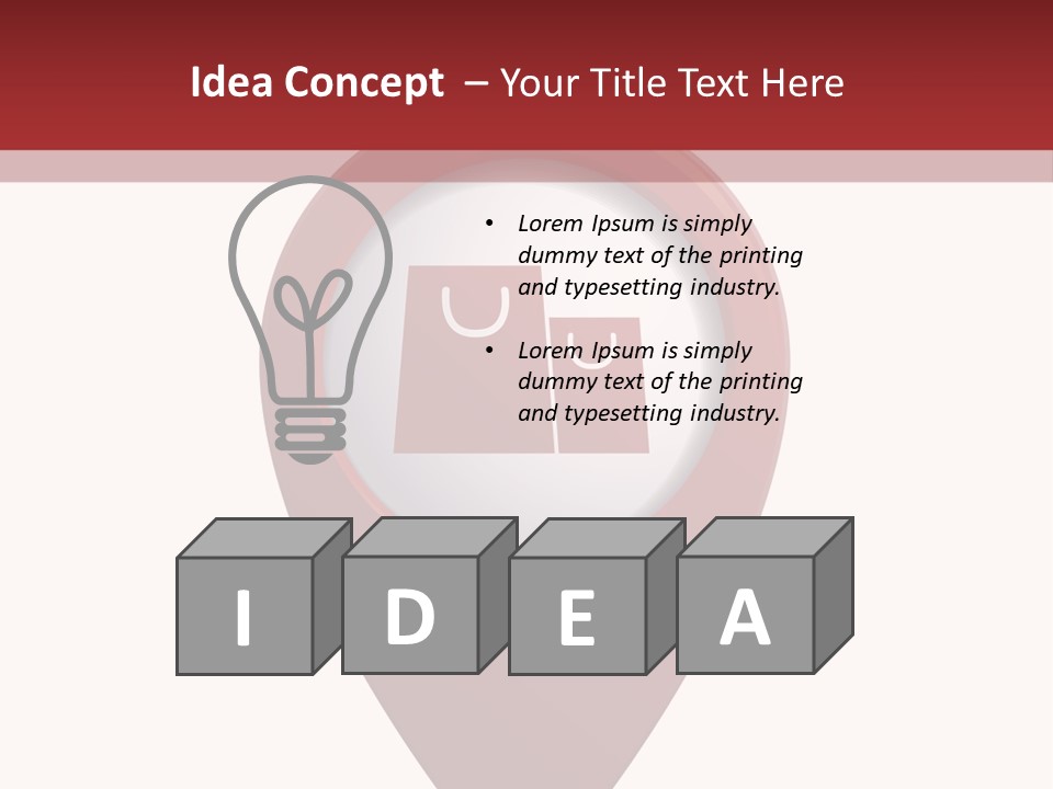 Arm Posture Isolated PowerPoint Template