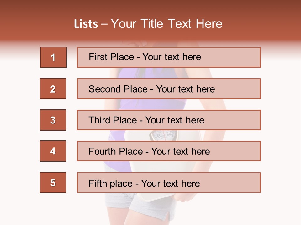 Body Fashion Side PowerPoint Template