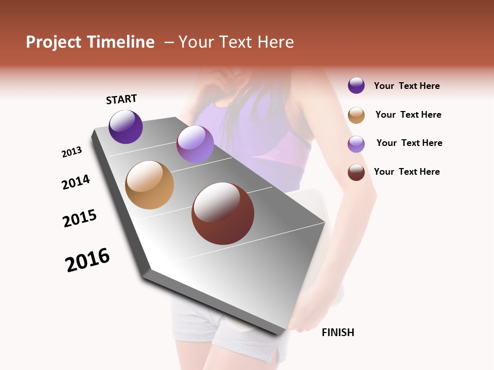 Body Fashion Side PowerPoint Template
