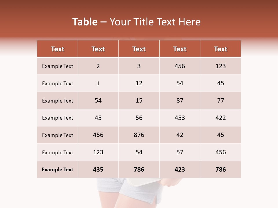 Body Fashion Side PowerPoint Template