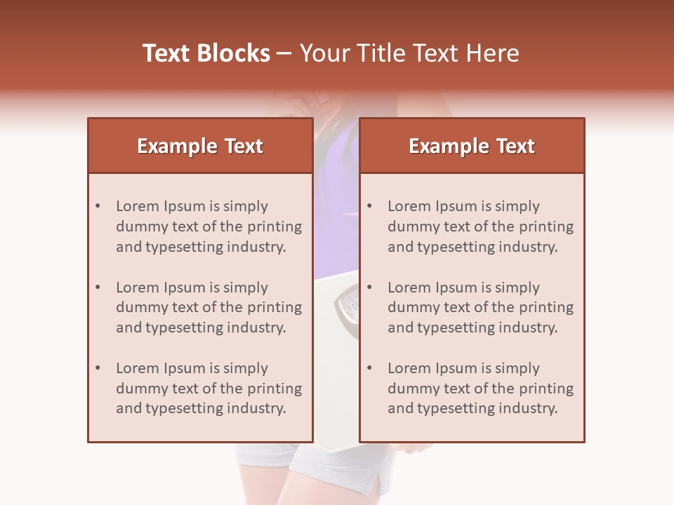 Body Fashion Side PowerPoint Template