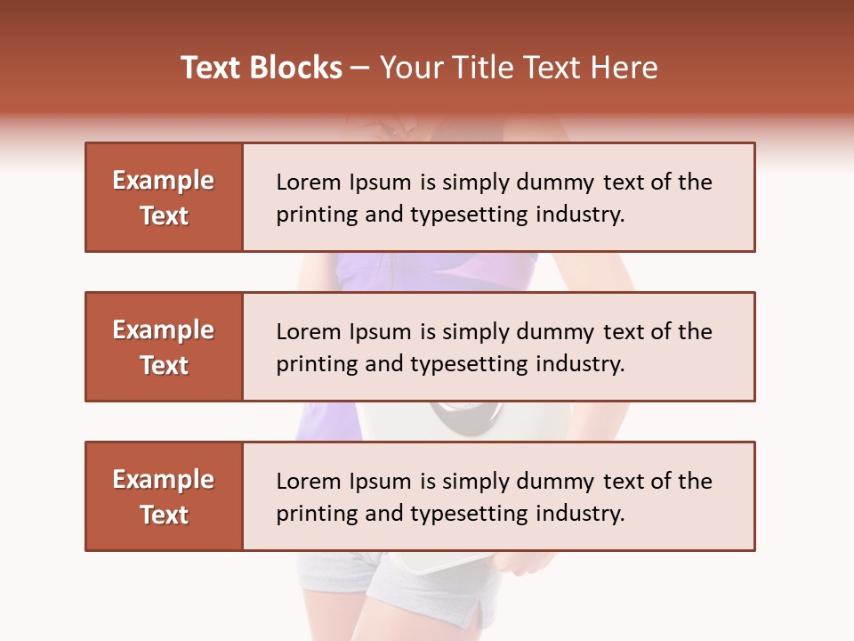 Body Fashion Side PowerPoint Template