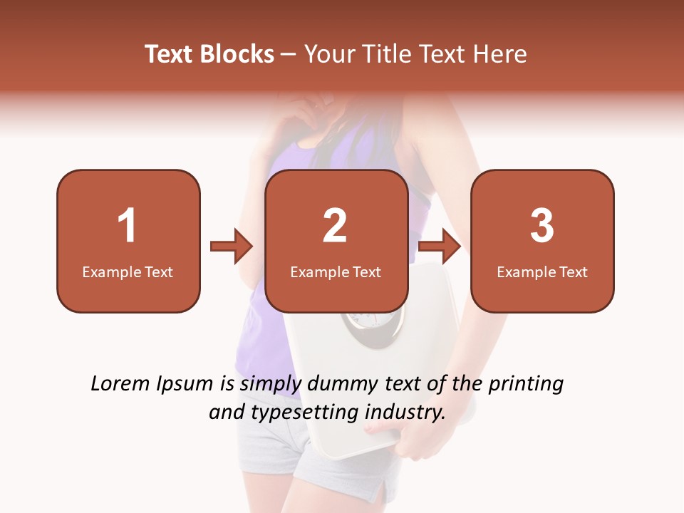 Body Fashion Side PowerPoint Template