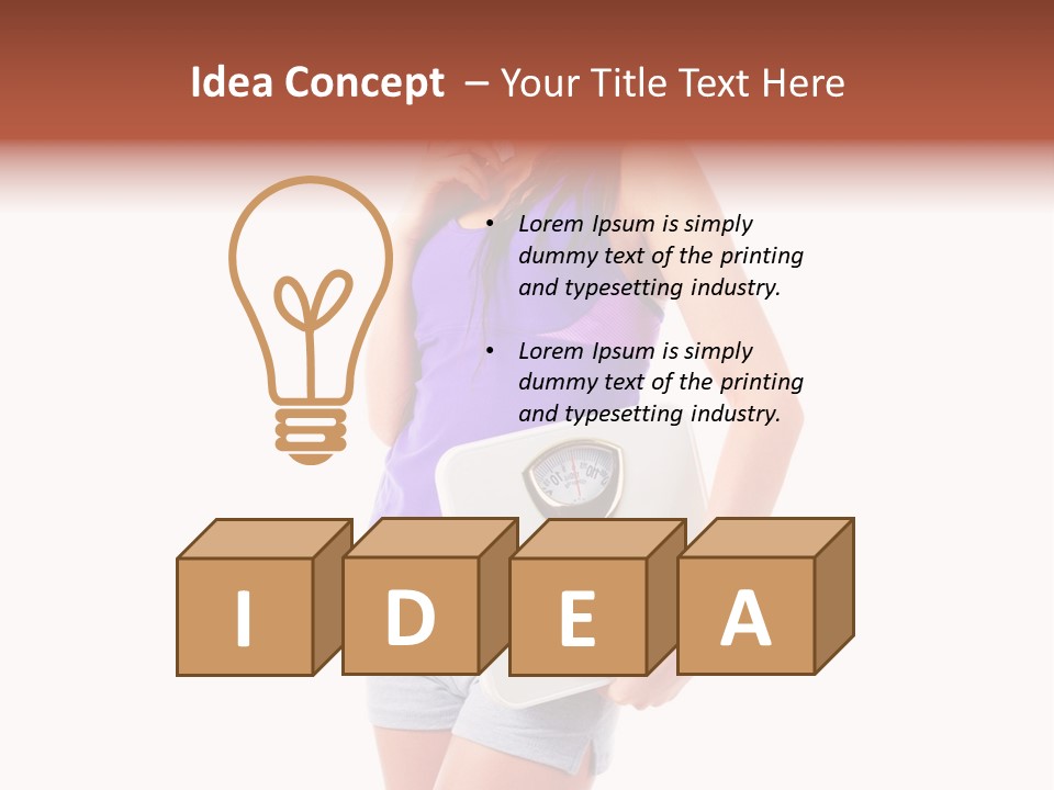 Body Fashion Side PowerPoint Template