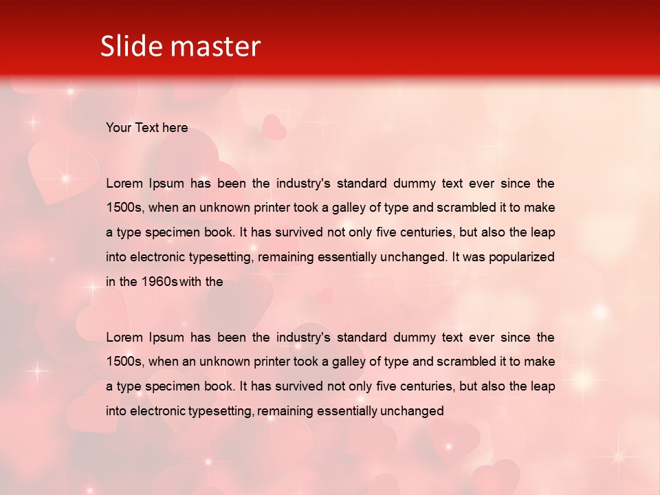 Fashion Vector Posture PowerPoint Template