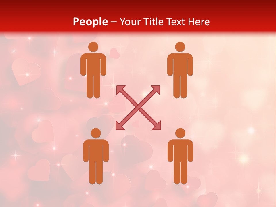 Fashion Vector Posture PowerPoint Template