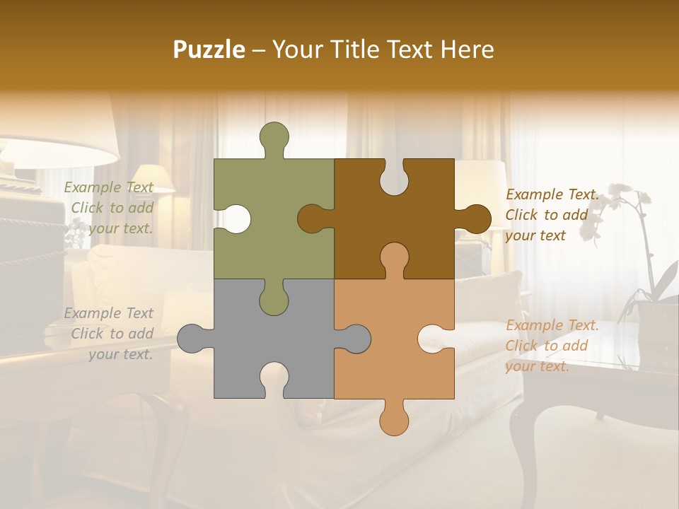 Athletic Isolated Head PowerPoint Template