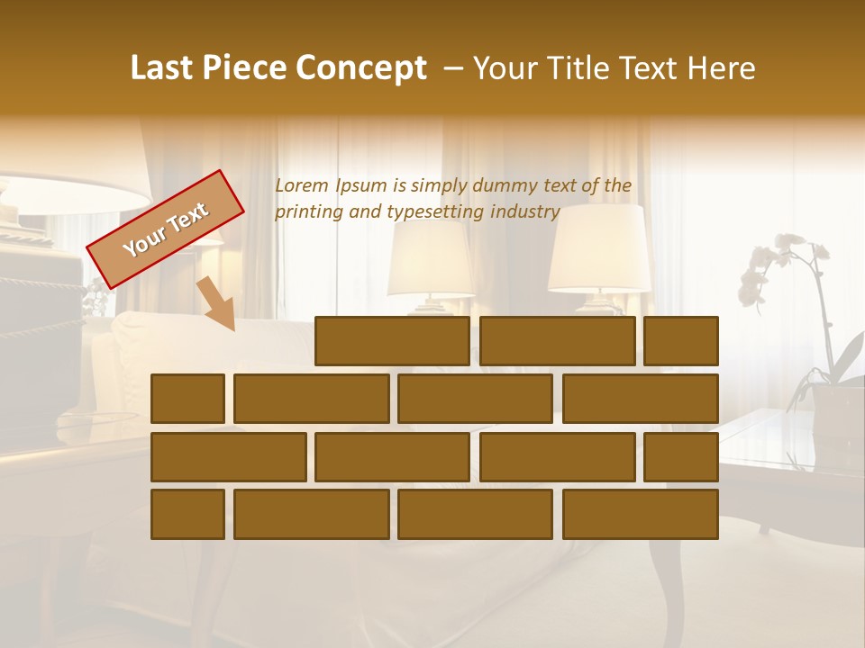 Athletic Isolated Head PowerPoint Template