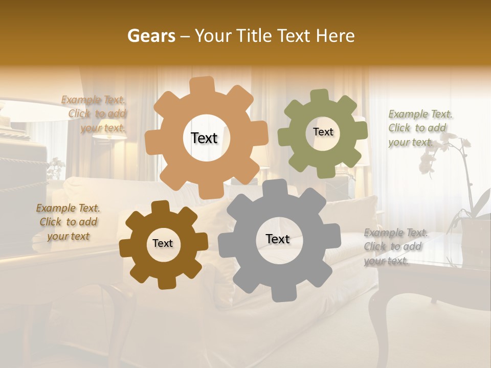 Athletic Isolated Head PowerPoint Template