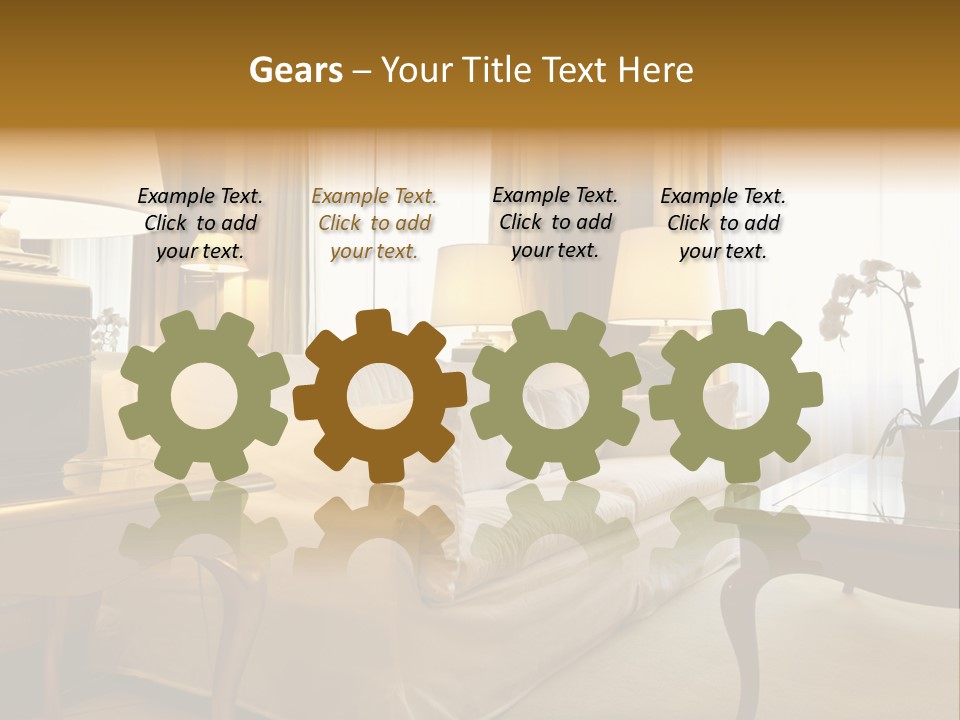 Athletic Isolated Head PowerPoint Template