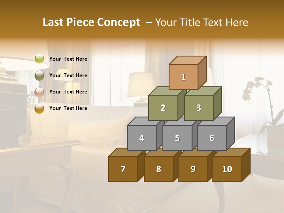 Athletic Isolated Head PowerPoint Template