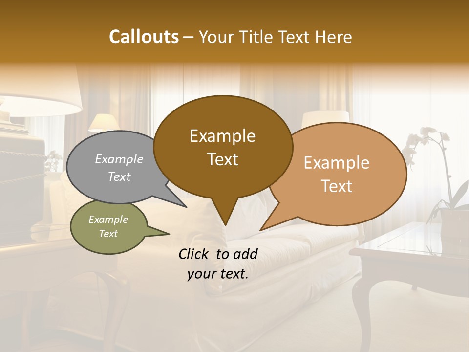 Athletic Isolated Head PowerPoint Template