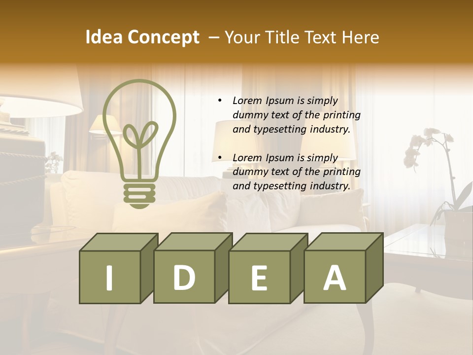 Athletic Isolated Head PowerPoint Template