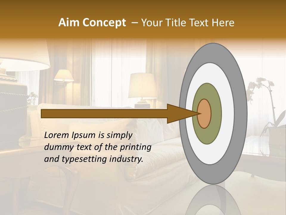 Athletic Isolated Head PowerPoint Template