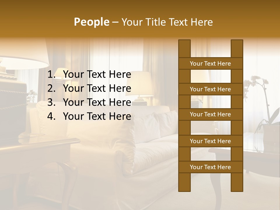 Athletic Isolated Head PowerPoint Template