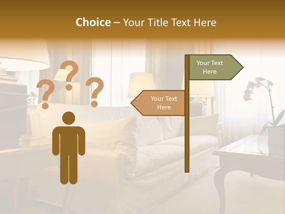 Athletic Isolated Head PowerPoint Template