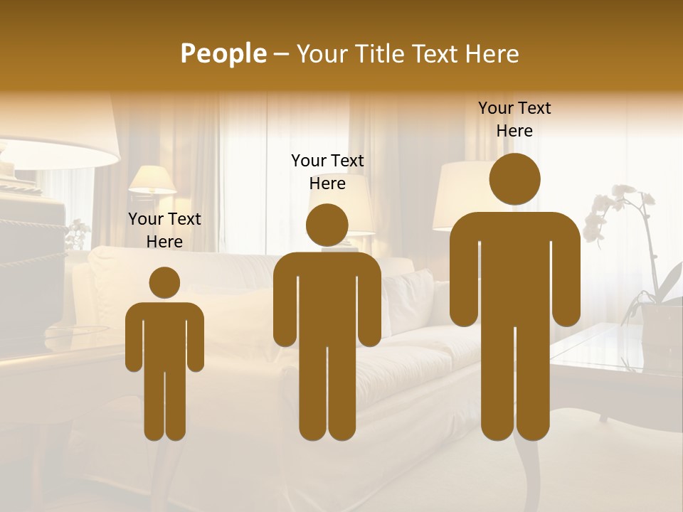 Athletic Isolated Head PowerPoint Template