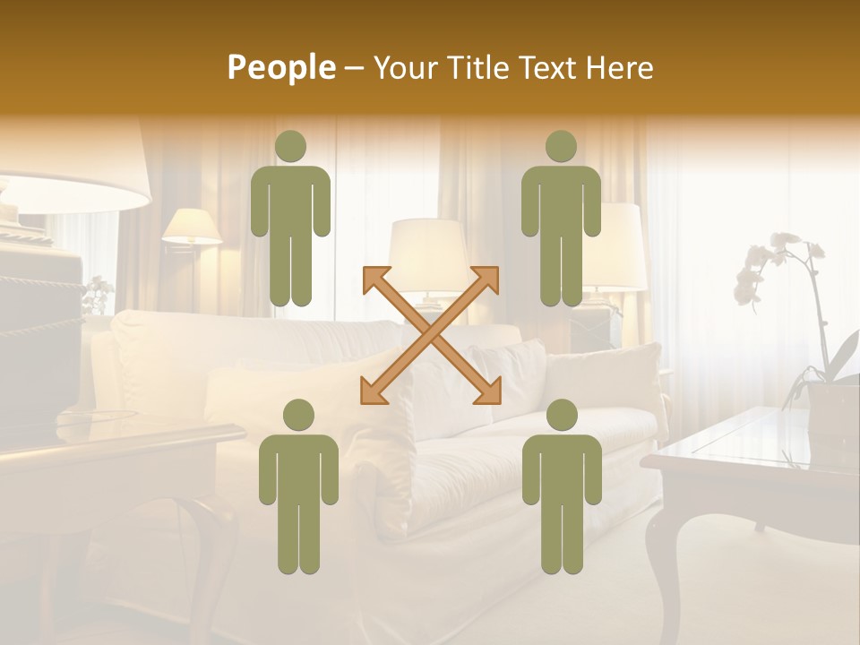 Athletic Isolated Head PowerPoint Template