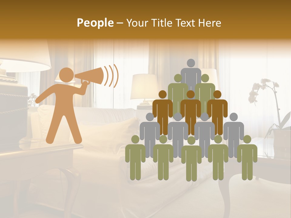 Athletic Isolated Head PowerPoint Template