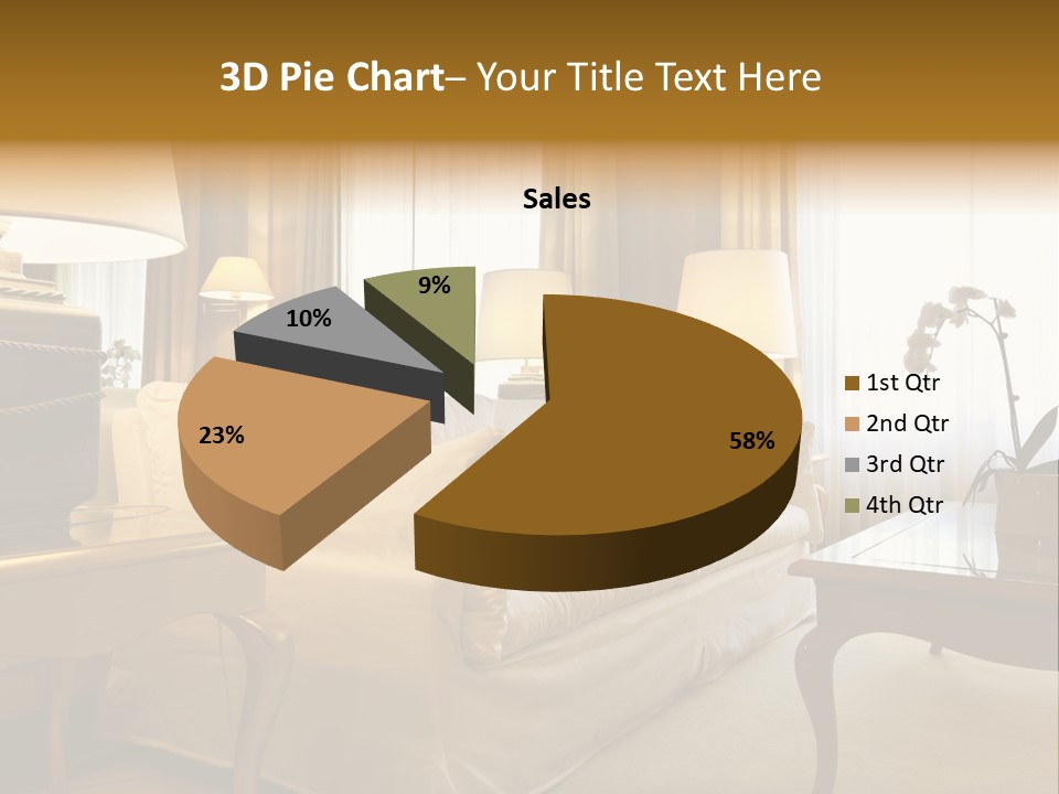 Athletic Isolated Head PowerPoint Template
