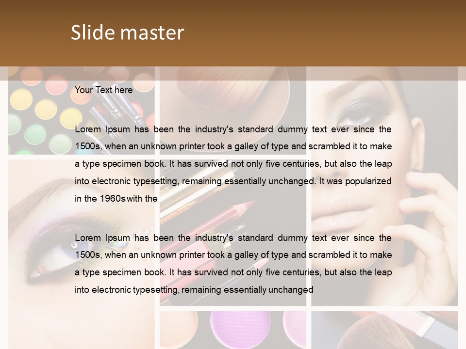 Back Three Arm PowerPoint Template