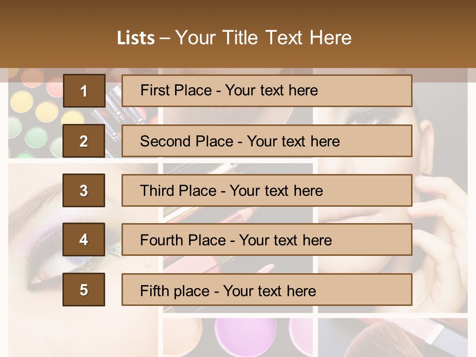 Back Three Arm PowerPoint Template