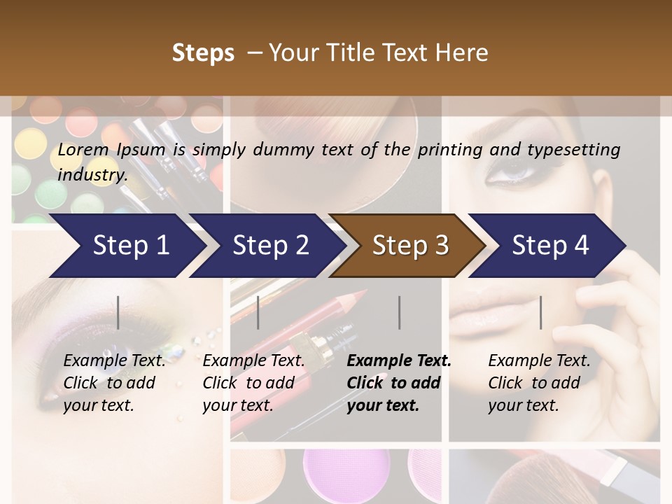 Back Three Arm PowerPoint Template