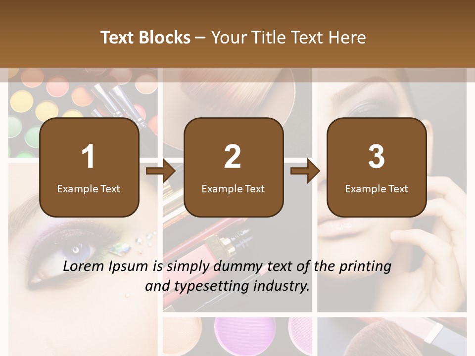 Back Three Arm PowerPoint Template