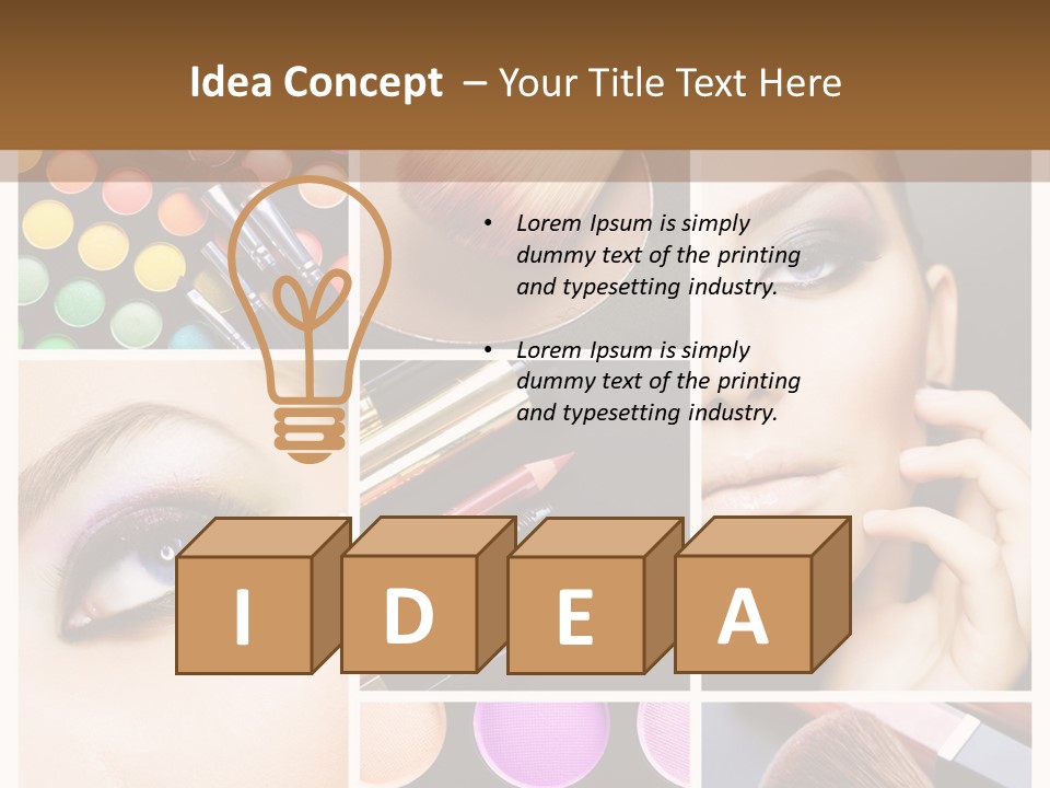 Back Three Arm PowerPoint Template