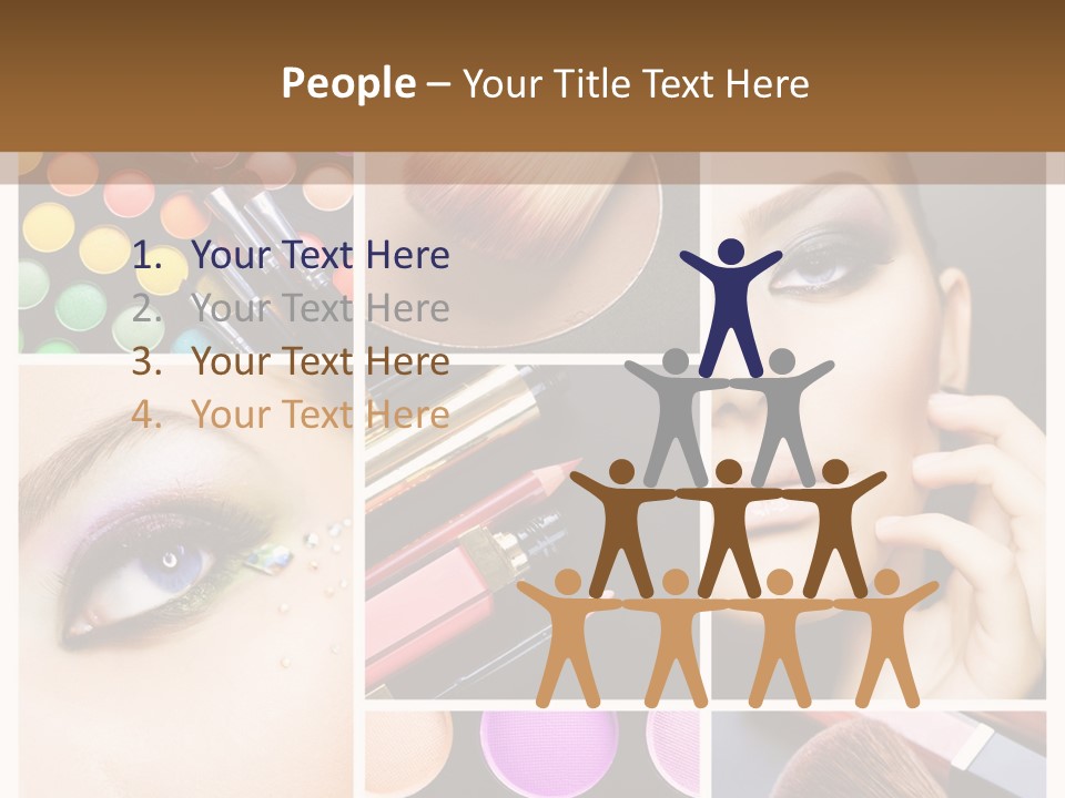 Back Three Arm PowerPoint Template