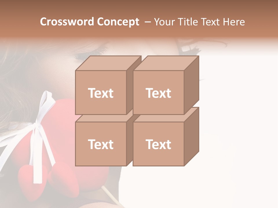 Pose Profile Arm PowerPoint Template