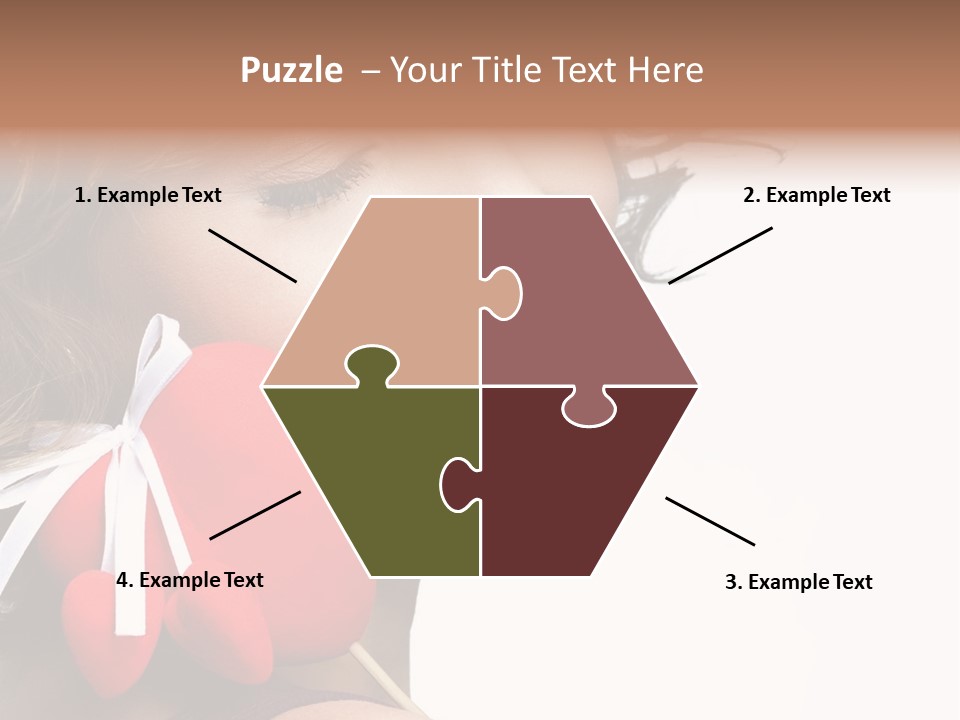 Pose Profile Arm PowerPoint Template