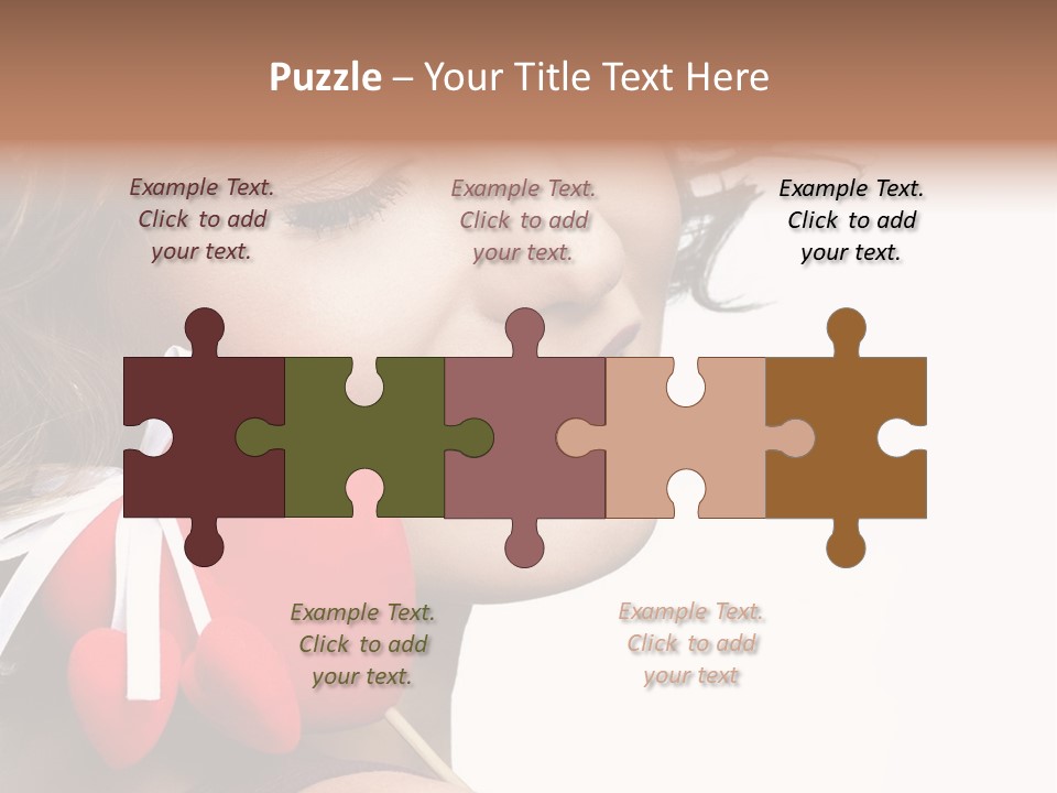 Pose Profile Arm PowerPoint Template