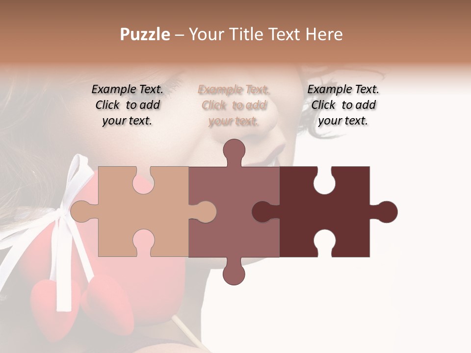 Pose Profile Arm PowerPoint Template