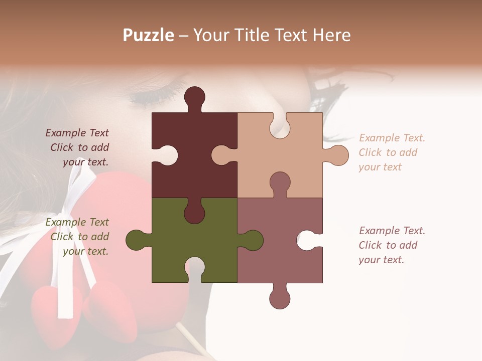 Pose Profile Arm PowerPoint Template