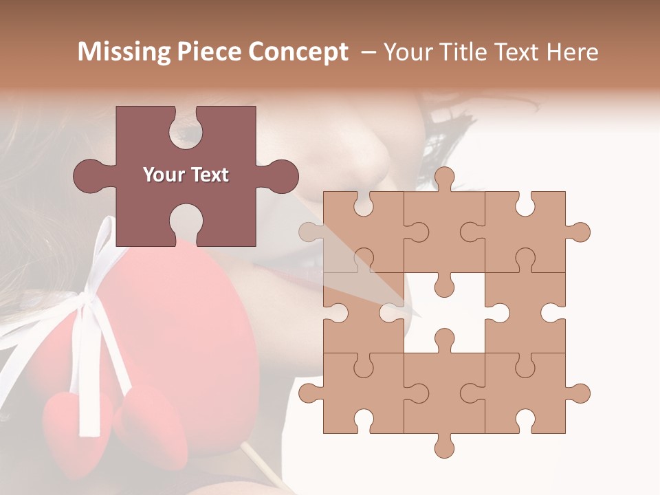 Pose Profile Arm PowerPoint Template