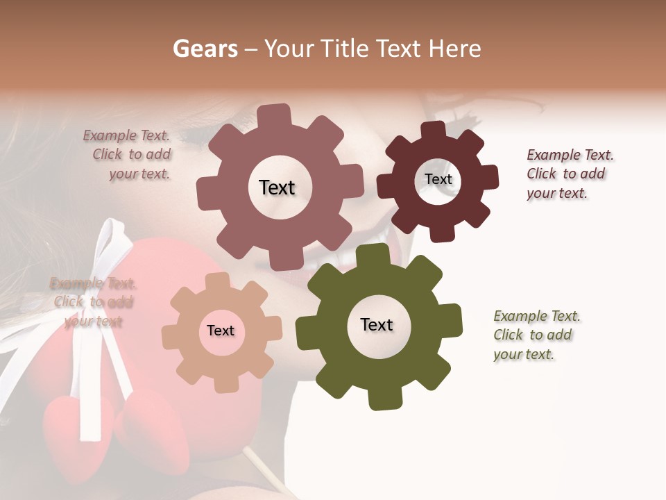 Pose Profile Arm PowerPoint Template