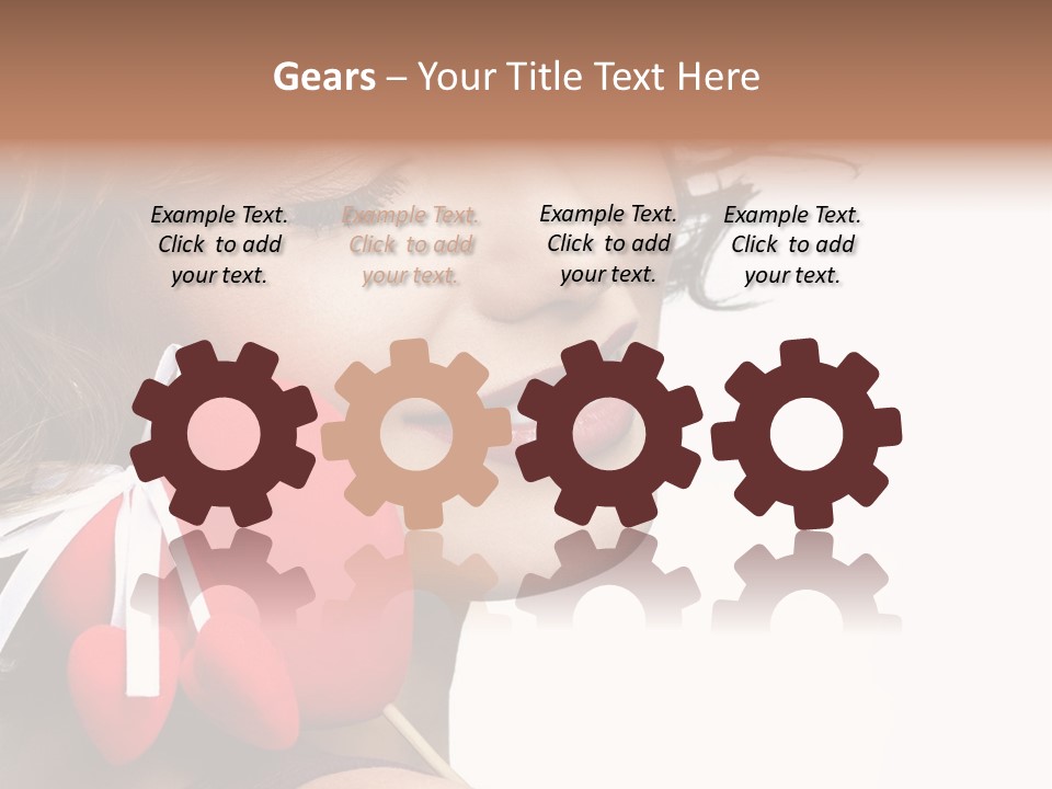 Pose Profile Arm PowerPoint Template