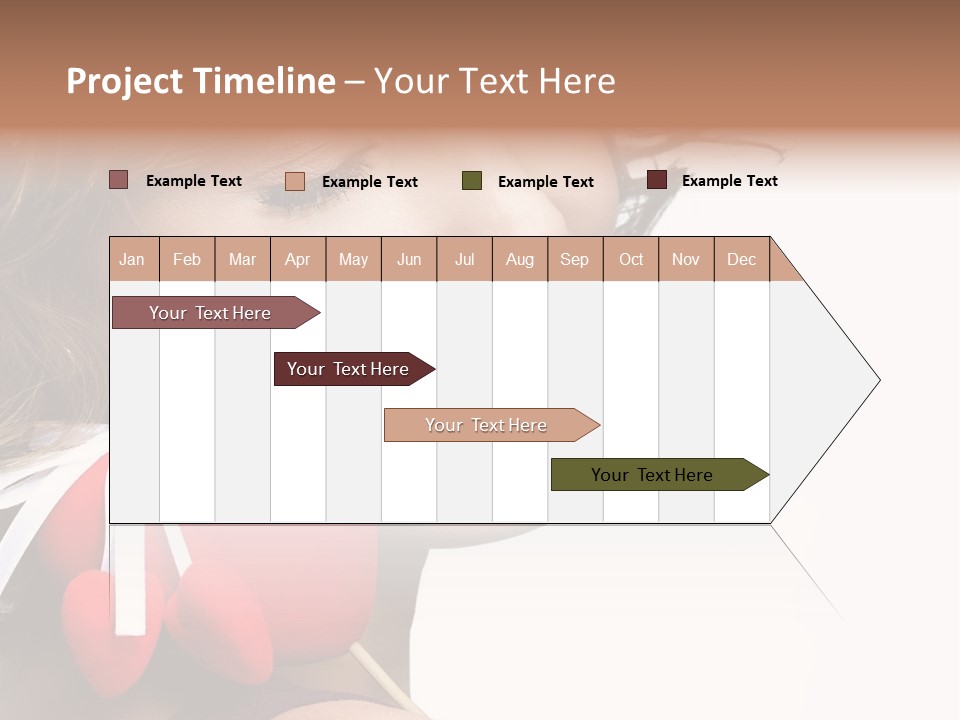Pose Profile Arm PowerPoint Template