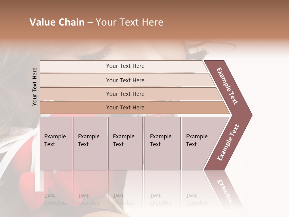 Pose Profile Arm PowerPoint Template