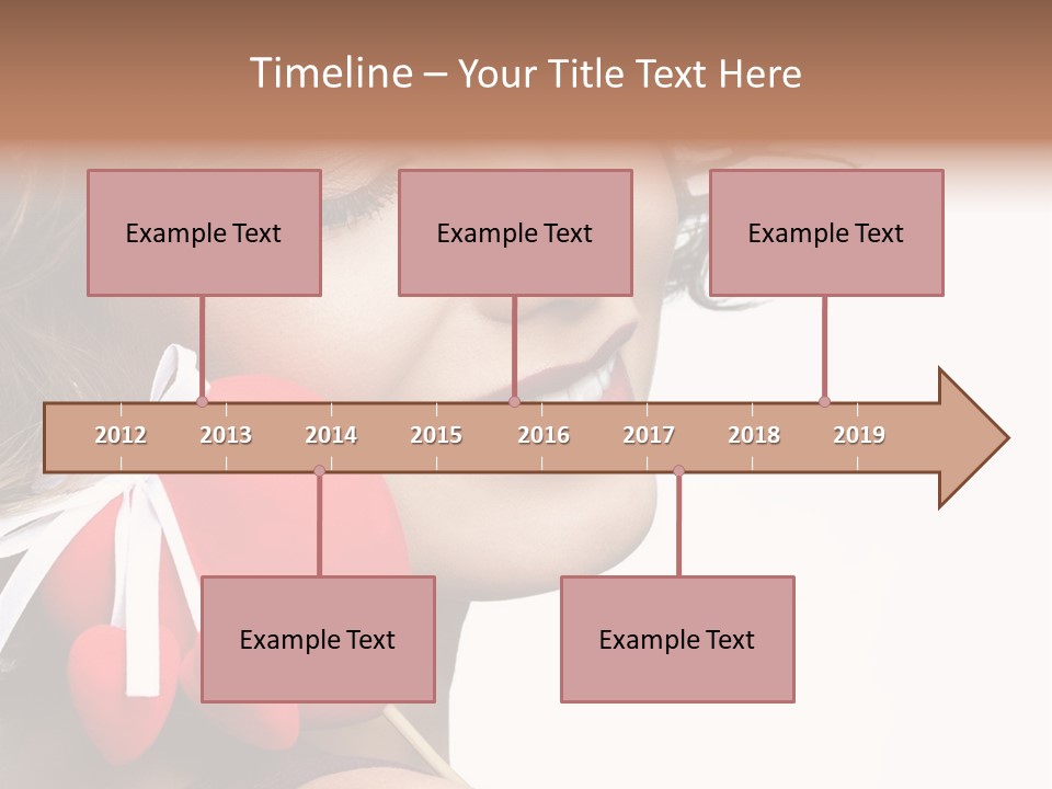 Pose Profile Arm PowerPoint Template
