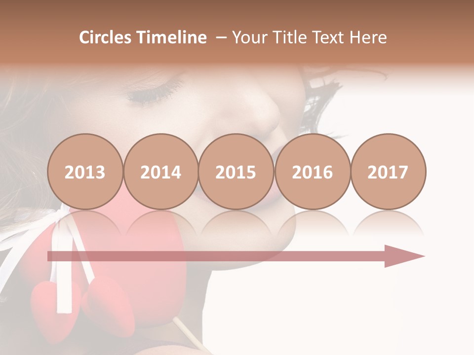 Pose Profile Arm PowerPoint Template