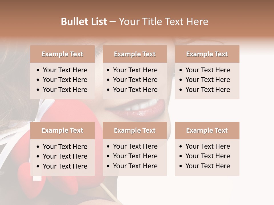 Pose Profile Arm PowerPoint Template