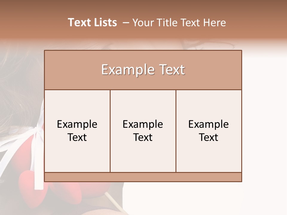 Pose Profile Arm PowerPoint Template