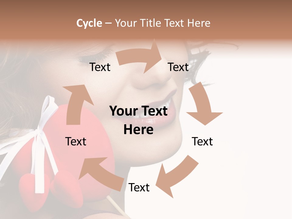 Pose Profile Arm PowerPoint Template