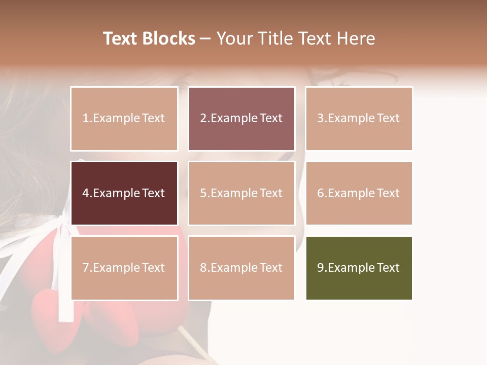 Pose Profile Arm PowerPoint Template