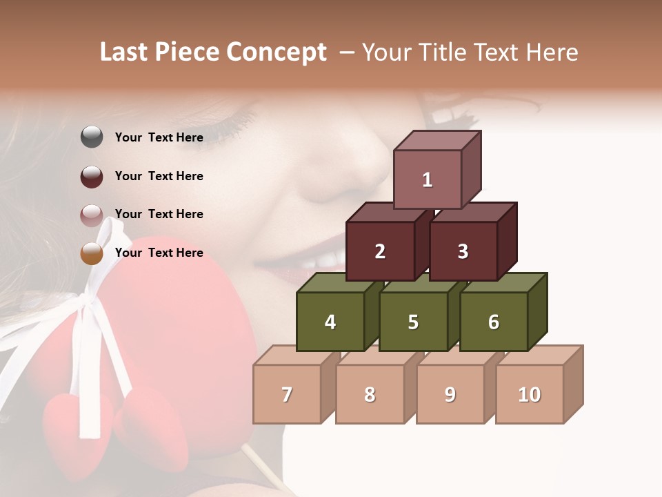 Pose Profile Arm PowerPoint Template