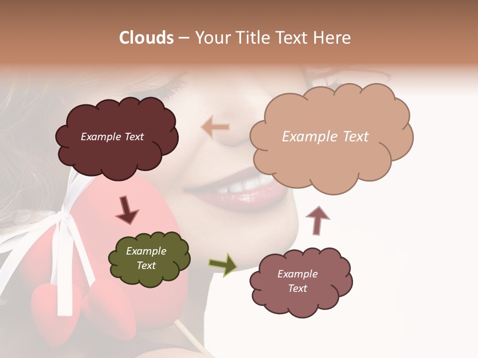Pose Profile Arm PowerPoint Template