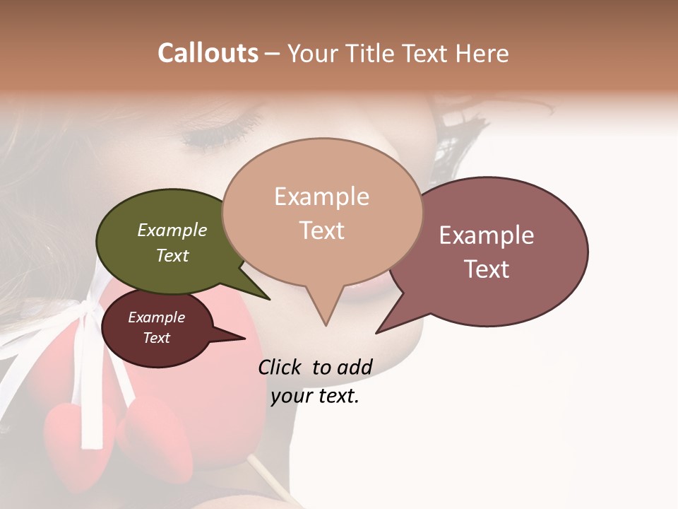 Pose Profile Arm PowerPoint Template